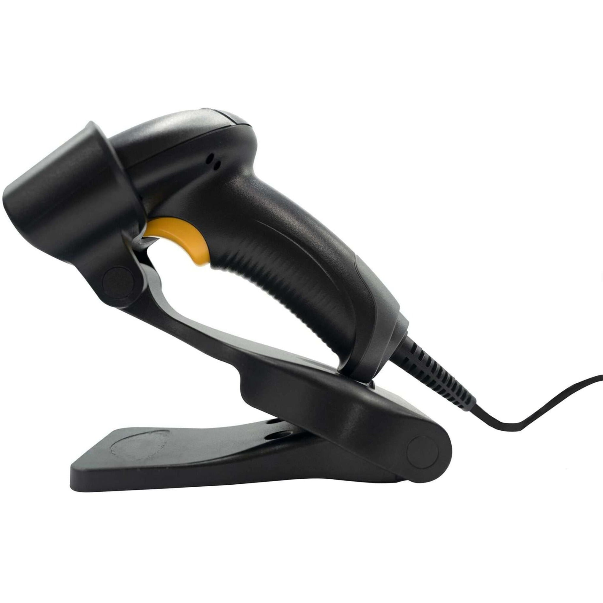 Star Micronics 37950450 Handheld Wired Barcode Scanner, 1D/2D Imager USB Cable Black with Stand [Discontinued]