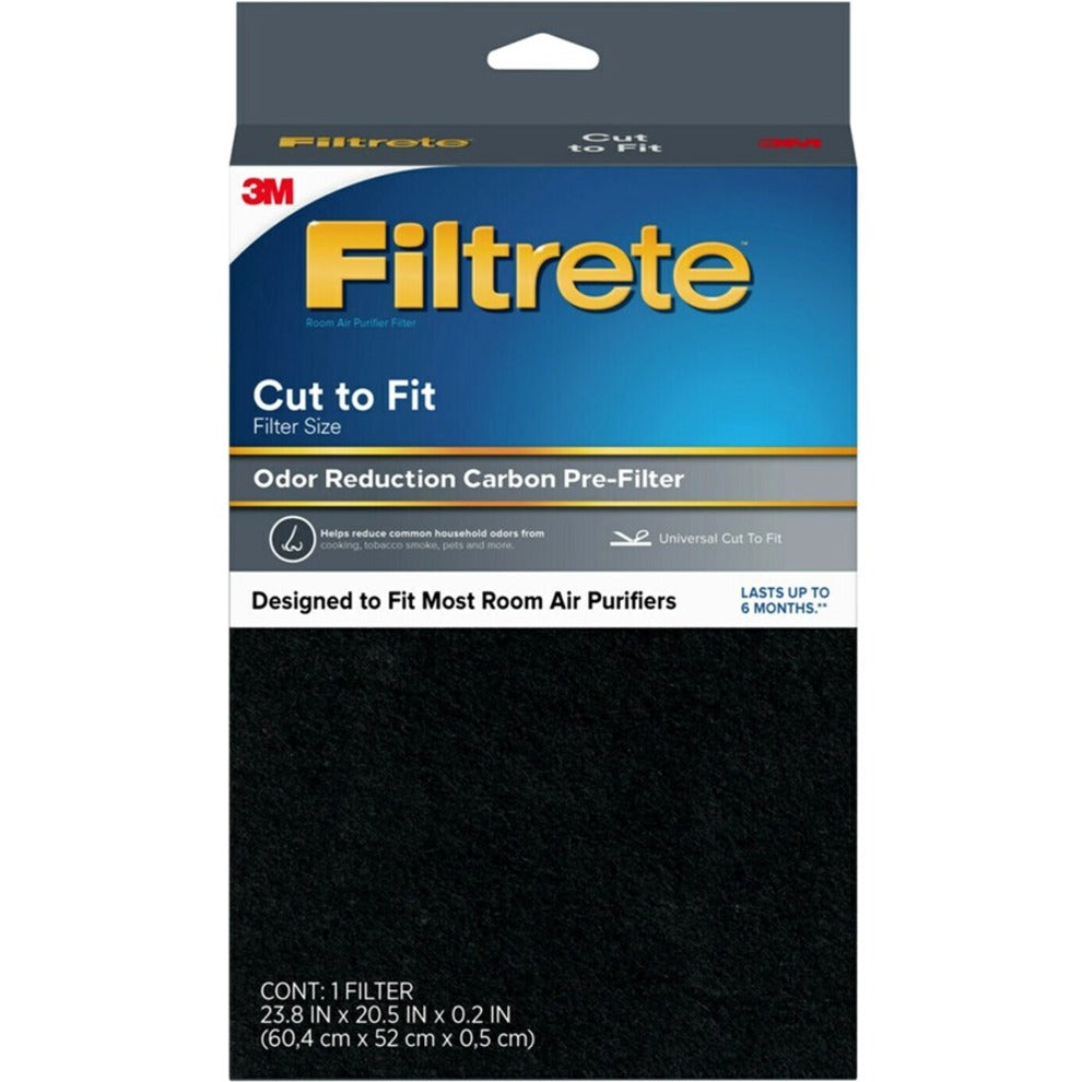 Filtrete FAPF-UCTFN-4 Odor Reduction Carbon Pre-Filter Room Air, Remove Odor