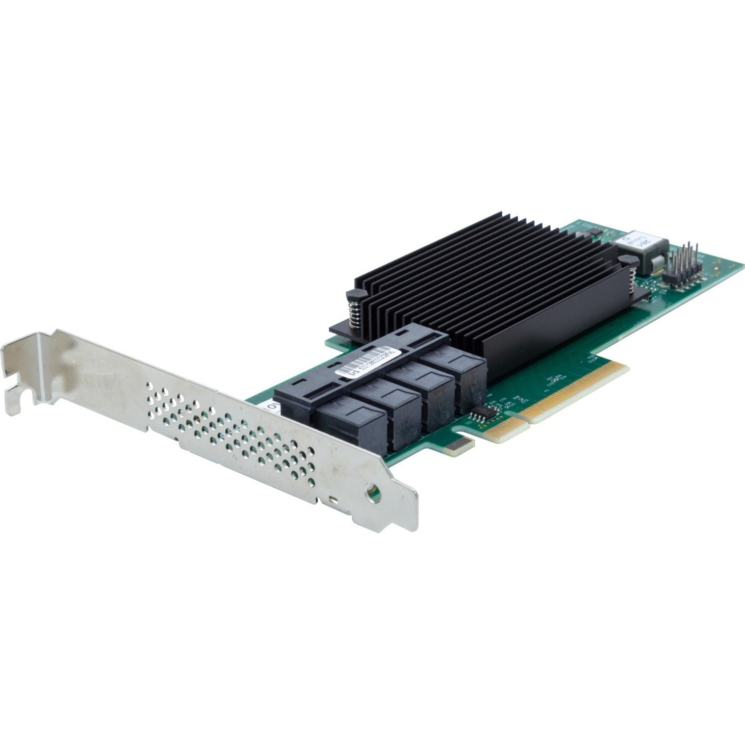 ATTO ESAH-120F-GT0 ExpressSAS H120FGT 16 Internal Port 12Gb/s SAS/SATA to PCIe 4.0 Host Bus Adapter, 16 Ports, RAID Supported