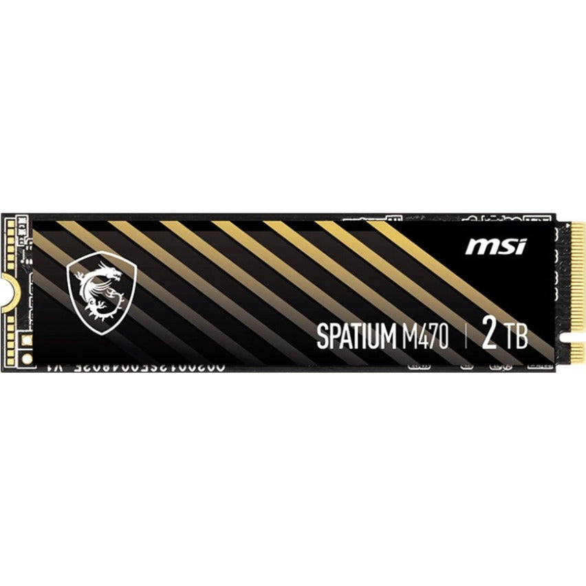 MSI SM470N2TB SPATIUM M470 PCIe 4.0 NVMe M.2 2TB, High-Speed Solid State Drive