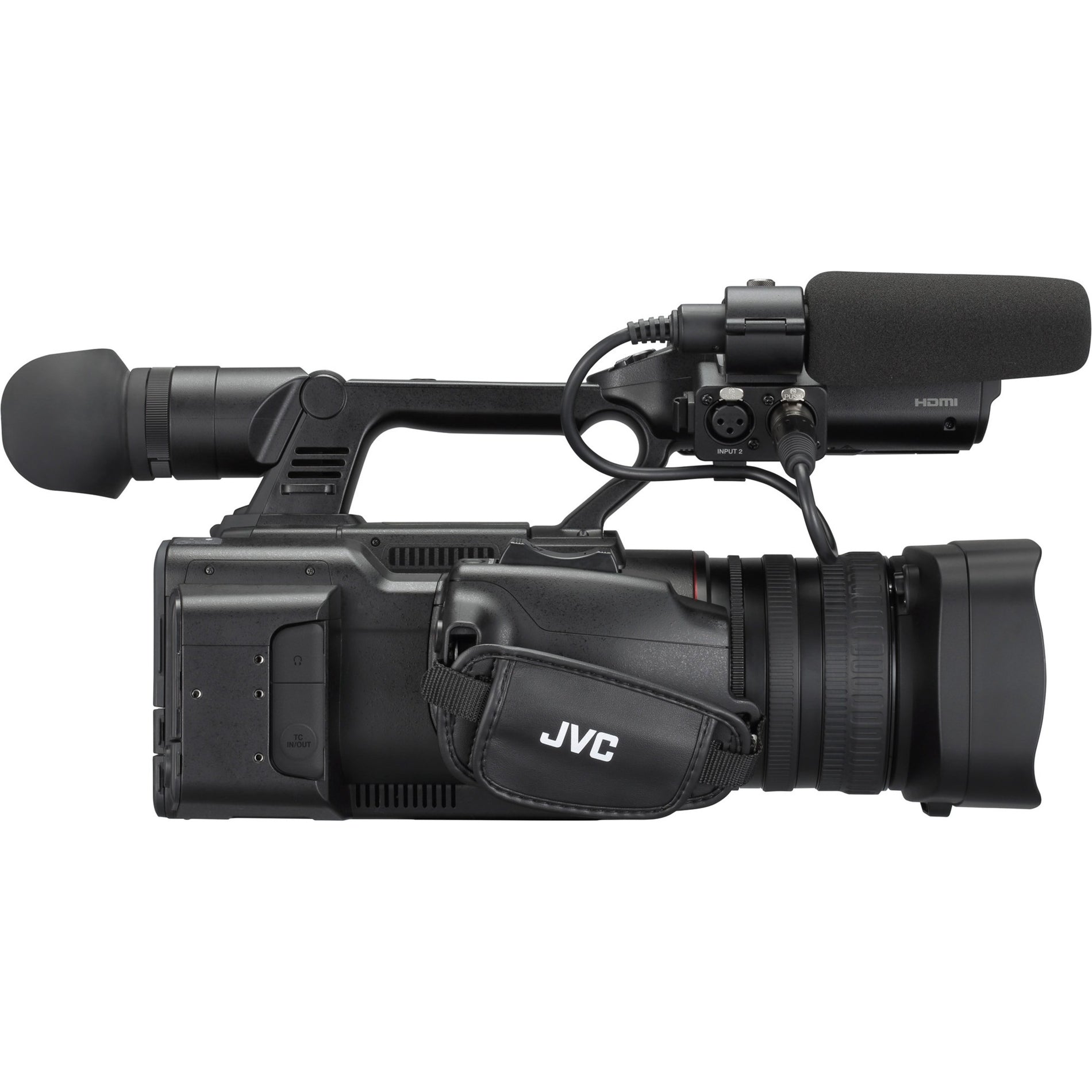 JVC GY-HC500 GY-HC500U 4K Hand-Held Connected Cam 1-inch Camcorder, 20x Optical Zoom, High Dynamic Range (HDR), 4" LCD Screen