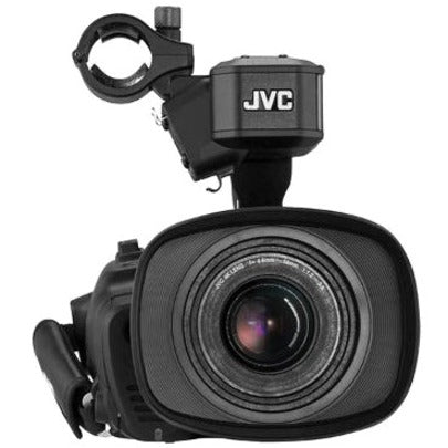 JVC GY-HM250U 4KCAM Compact Handheld Camcorder w/Integrated 12x Lens, 3.5" LCD Screen, Optical Image Stabilization
