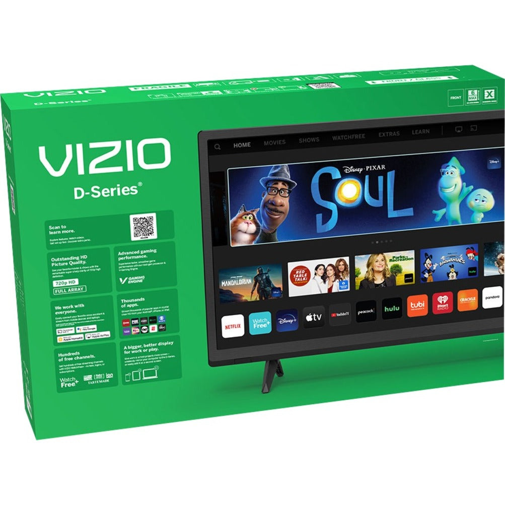 VIZIO D24F4-J01 D-Series 24" Full HD Smart TV, Chromecast, Netflix, VUDU, Alexa Supported
