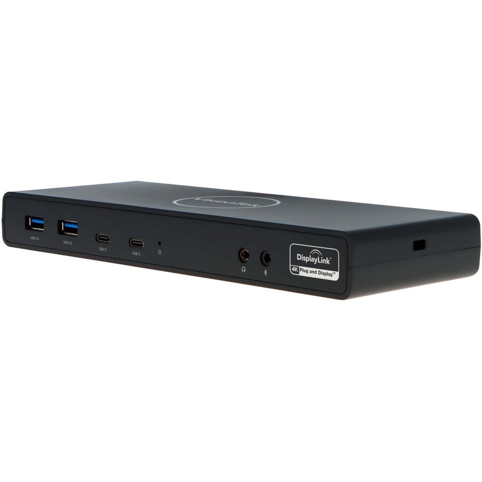 VisionTek 901484 VT4510 Dual Display 4K USB Docking Station, Dual 4K Display, 100W Power Delivery