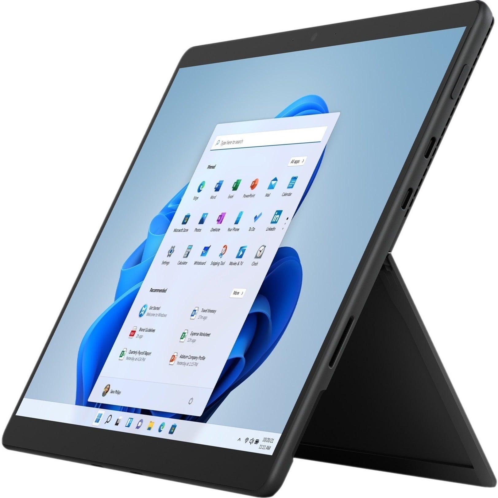 Microsoft 8PU-00016 Surface Pro 8 Tablet, Windows 11, Core i5, 16GB RAM, 256GB SSD, Graphite, 13" PixelSense Display, Iris Xe Graphics