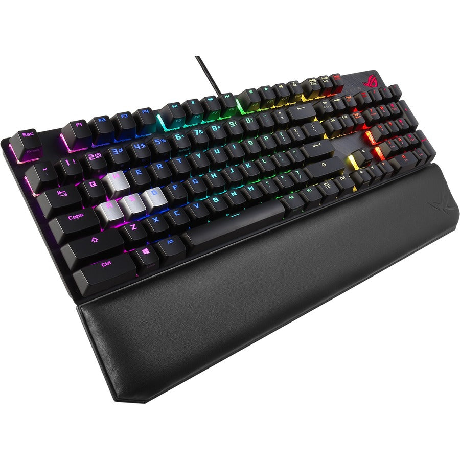 Asus ROG XA04STRIXSCOPENXDXN Strix Scope NX Deluxe Gaming Keyboard, RGB Backlight, Mechanical Keys, Wrist Rest