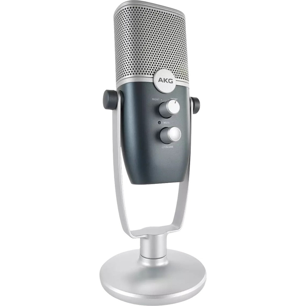 AKG AKG-C22-USB Ara Professional Dual-pattern USB Condenser Microphone, Omni-directional, Directional, Cardioid, Boom, Stand Mountable, Desktop, Video Blogging, Video Conferencing, Live Streaming, Podcasting, Recording, Gaming, Mac, iOS, Android, PC