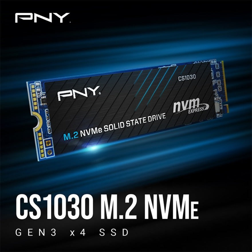 PNY M280CS1030-1TB-RB CS1030 M.2 NVMe SSD, 1TB PCIe Gen 3 x4 Internal Solid State Drive