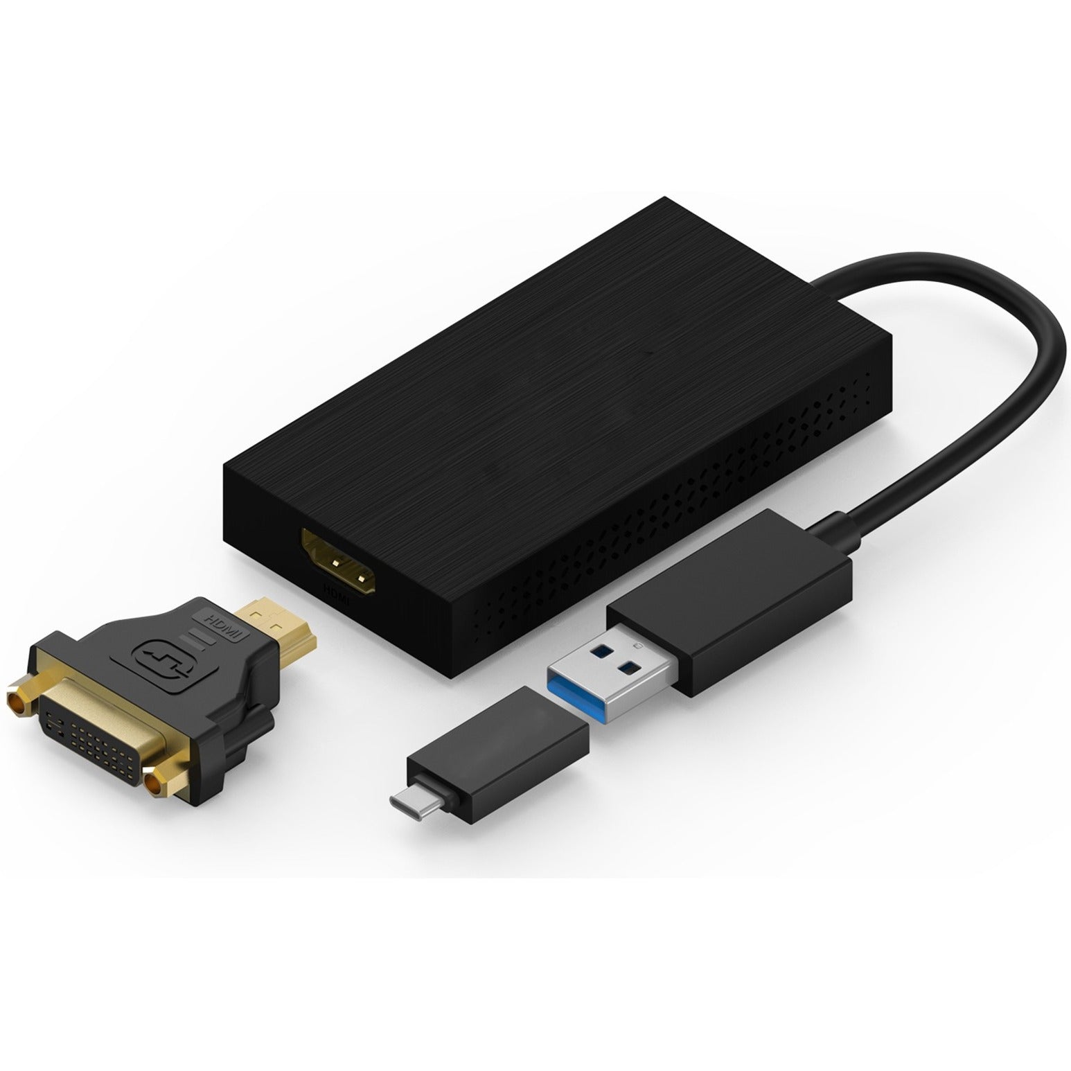4XEM 4XUG7601H USB 3.0 to HDMI 4K Display Adapter, LED Indicator, Plug and Play