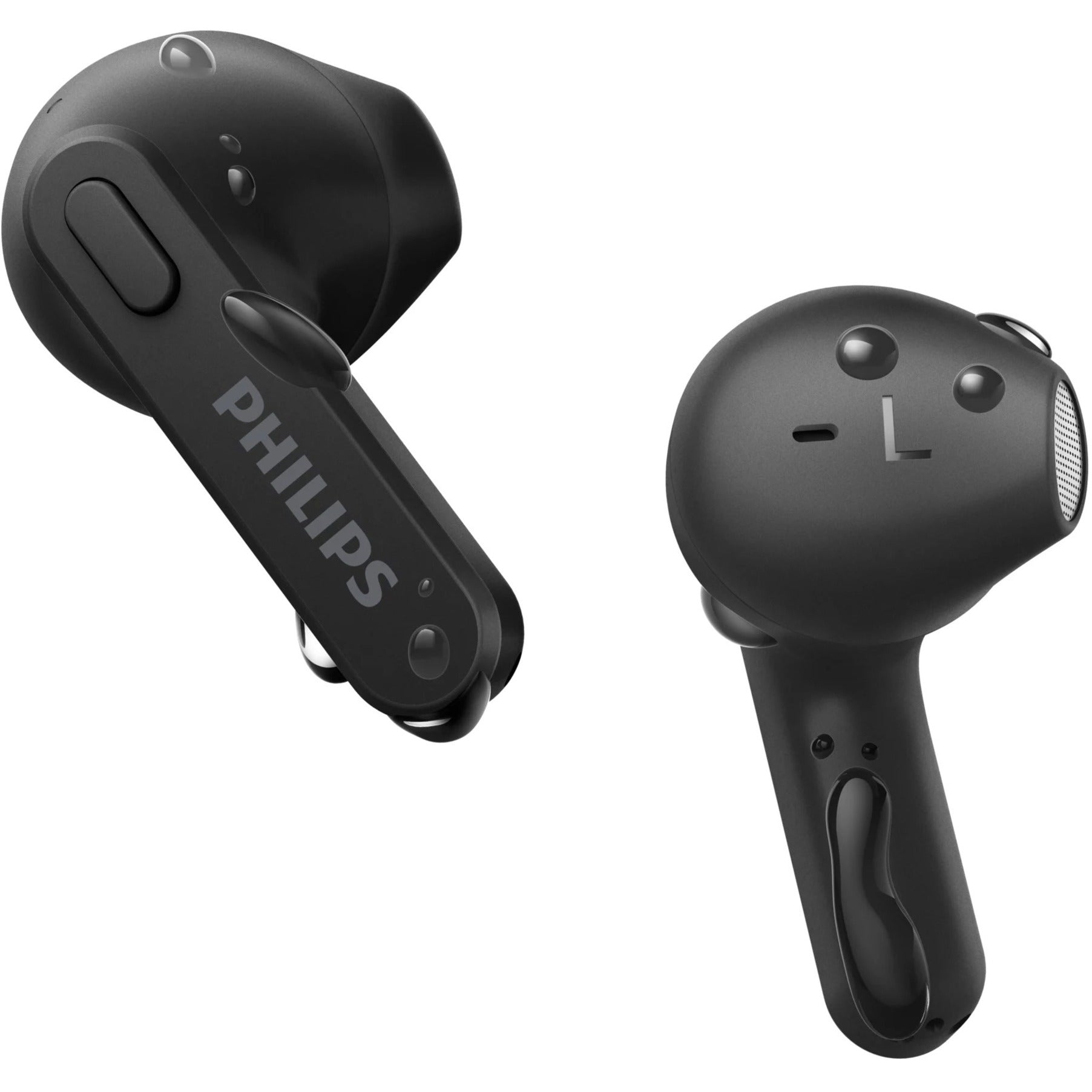 Philips TAT2236BK/00 True Wireless Headphones, Lightweight, Comfortable, Rechargeable Battery, IPX4, Black