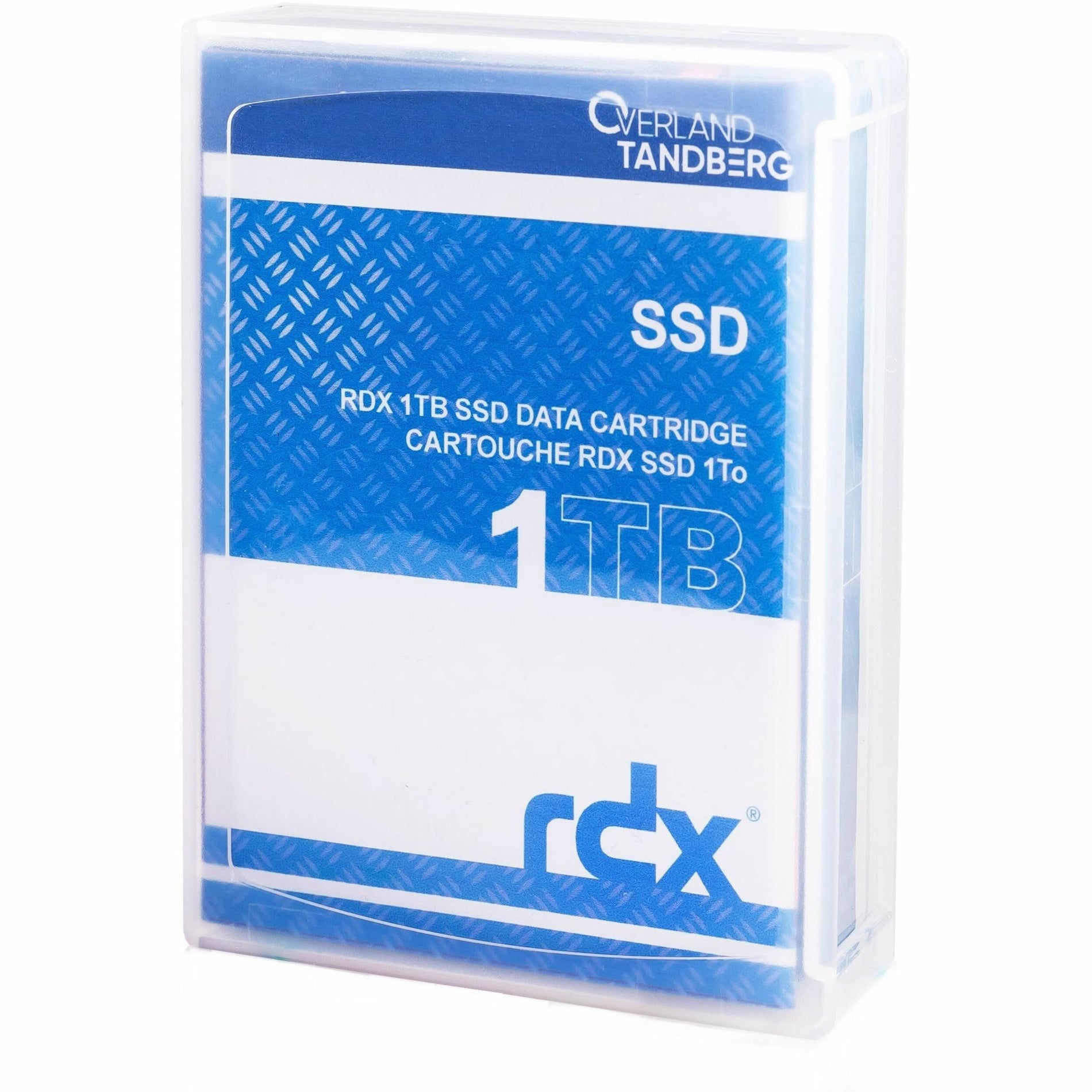 Overland-Tandberg 8877-RDX RDX Solid State Drive Cartridge, 1TB, Mac Compatible, 256-bit Encryption