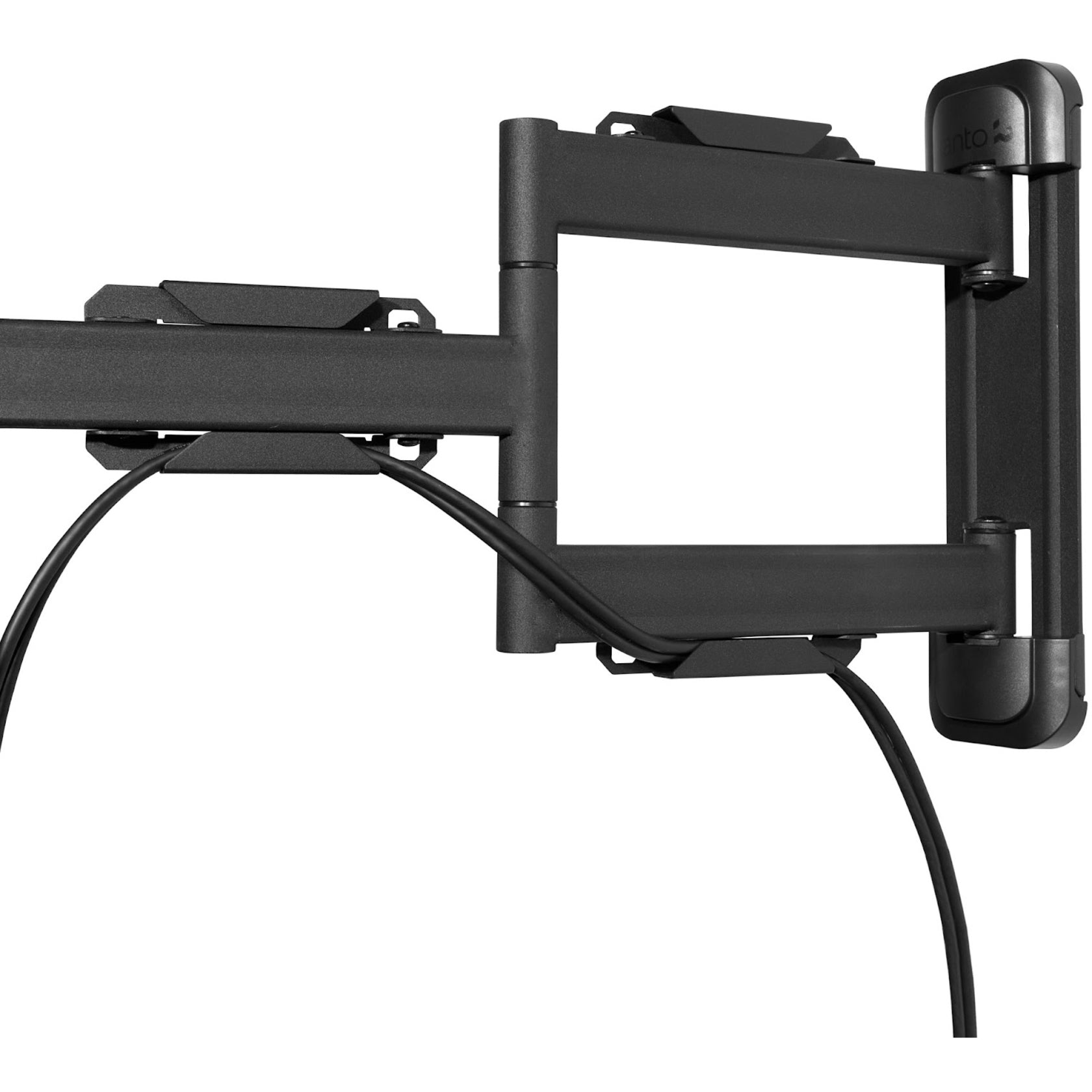 Kanto PS300 Full Motion TV Mount, Black - Adjustable, 90° Swivel, Reduced Glare, 180° Swivel, Full Motion, Tilt, Durable, Cable Management, Extendable Arm, Articulating, Horizontal Adjustment