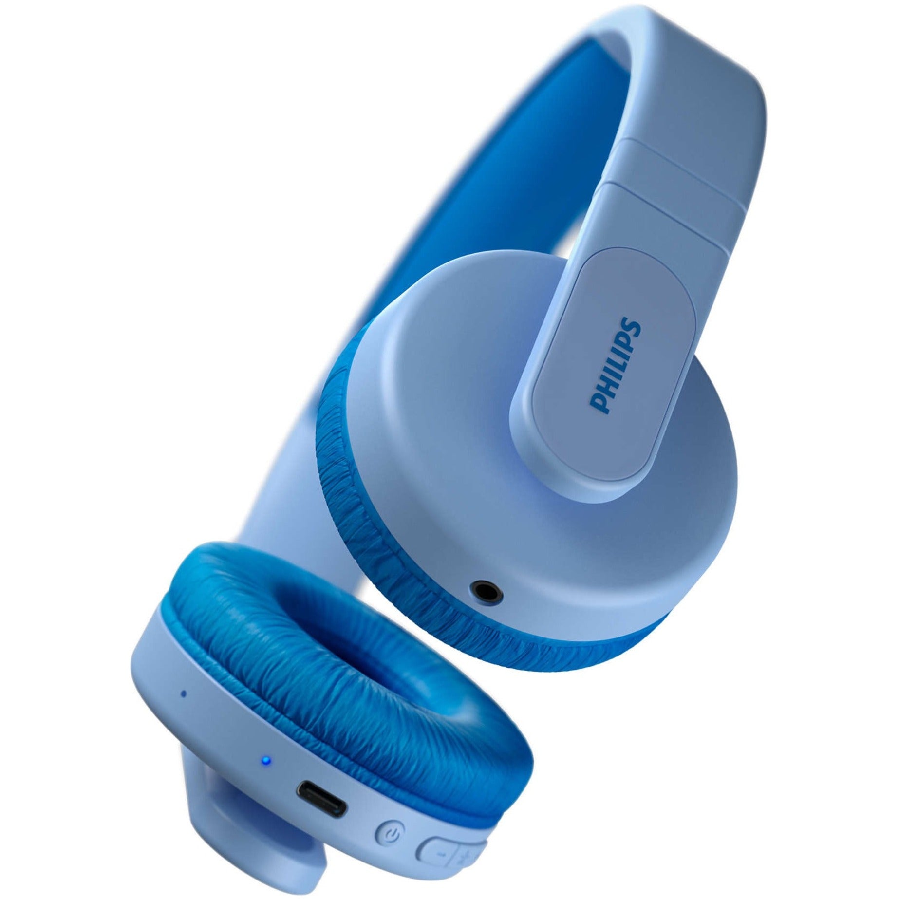 Philips TAK4206BL/00 Headset, Lightweight, Foldable, Rechargeable Battery, Bluetooth, 28 Hour Battery Life, Blue