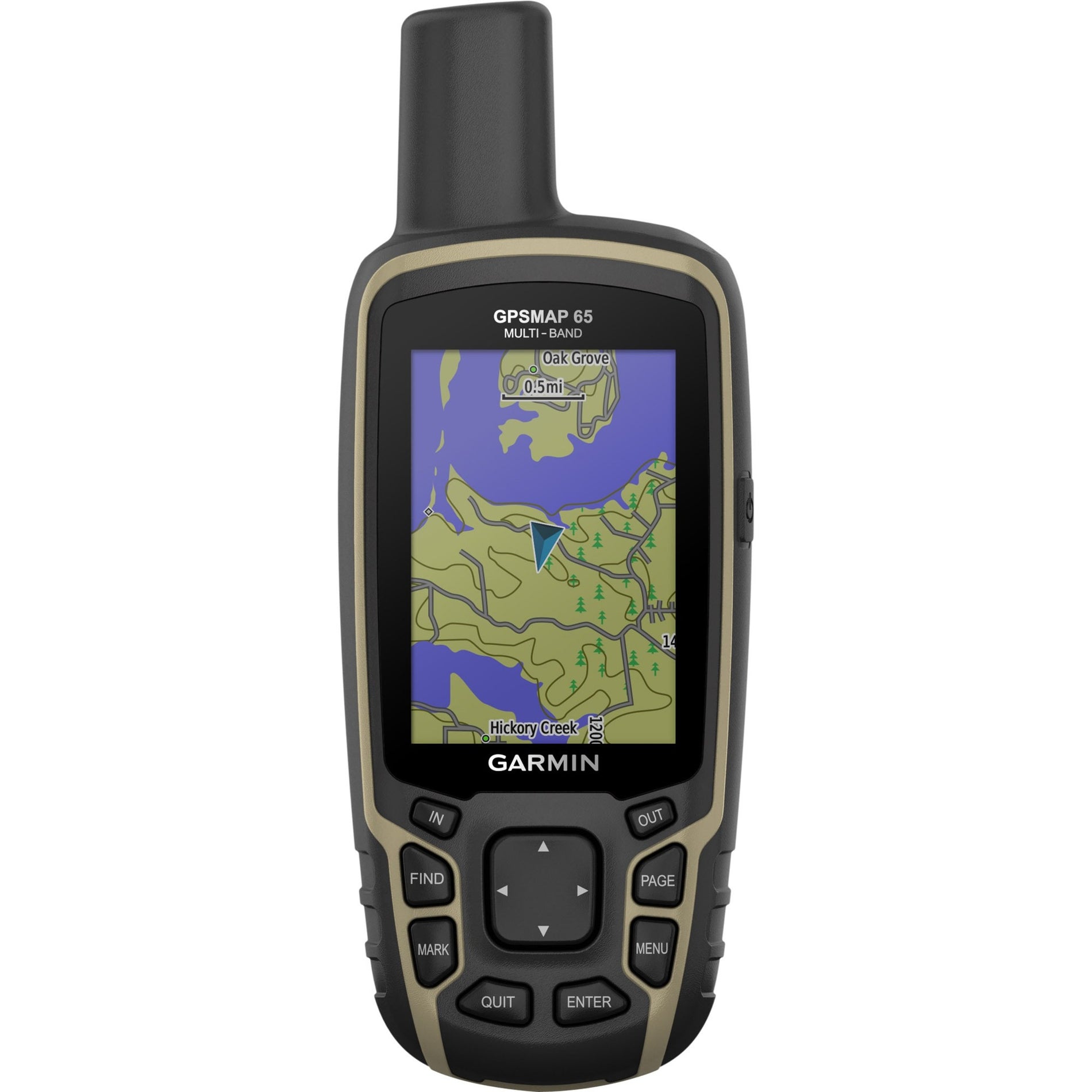 Garmin 010-02451-00 GPSMAP 65 Multi-Band GPS Handheld, Preloaded Maps, 2.6" Color Display, Bluetooth