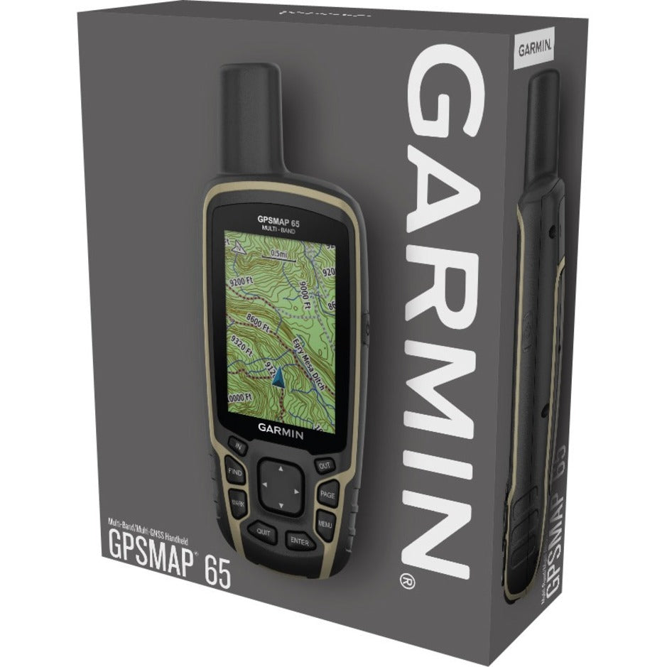 Garmin 010-02451-00 GPSMAP 65 Multi-Band GPS Handheld, Preloaded Maps, 2.6" Color Display, Bluetooth