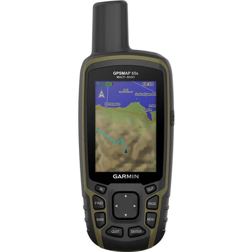Garmin 010-02451-10 GPSMAP 65s Handheld GPS Navigator, Multi-Band GPS with Sensors