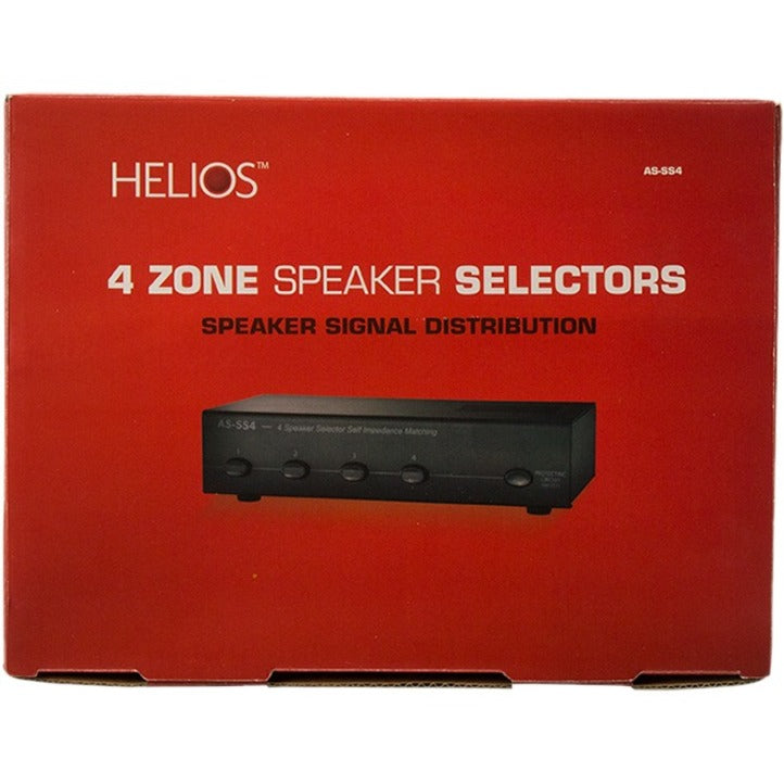 Helios Low Profile 4 Zone Speaker Selector [Discontinued]