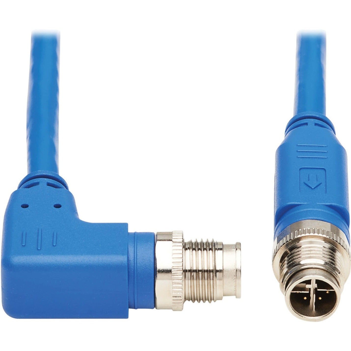 Tripp Lite M12 X-Code Cat6 Ethernet Cable, Blue, 10m (NM12-603-10M-BL)