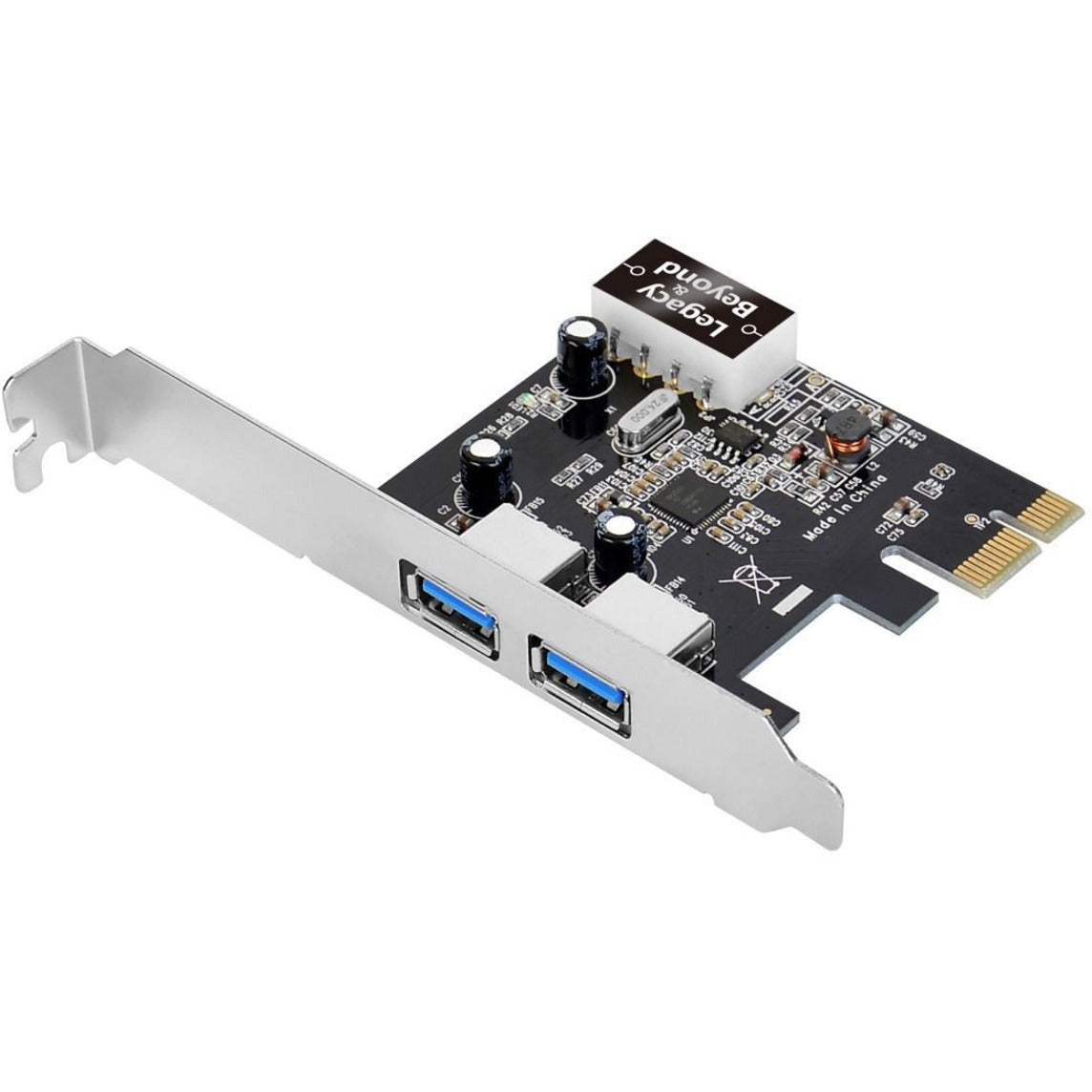 SIIG LB-US0314-S1 USB 3.0 2-Port (Ext) PCIe Host Card, High-Speed Data Transfer and Easy Expansion