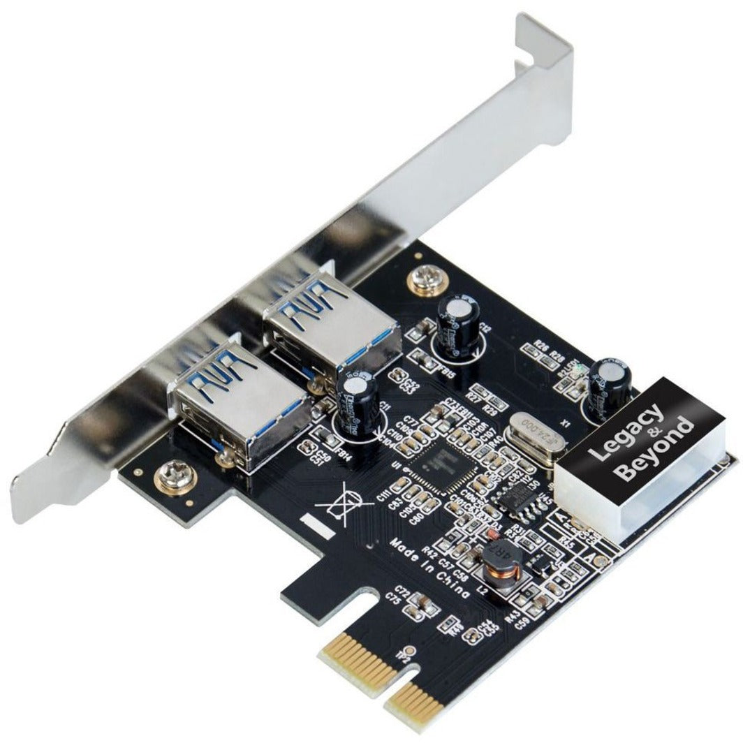 SIIG LB-US0314-S1 USB 3.0 2-Port (Ext) PCIe Host Card, High-Speed Data Transfer and Easy Expansion