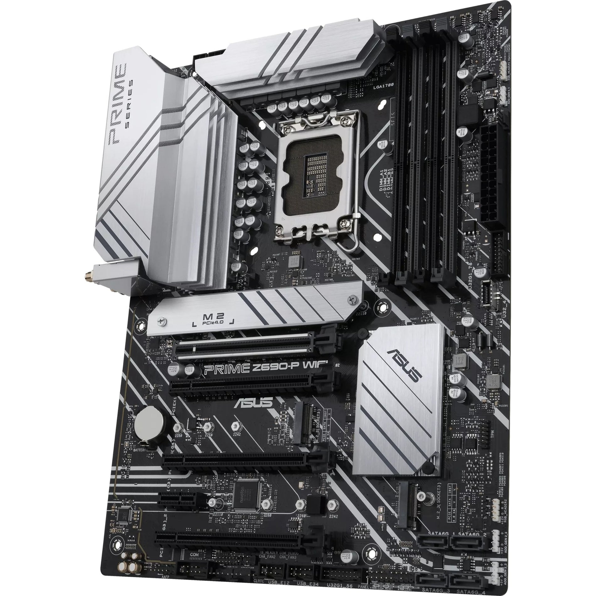 Asus PRIME Z690-P WIFI Desktop Motherboard PRIME Z690-P WIFI Intel Z690 Chipset Socket LGA-1700, Intel Optane Memory Ready ATX