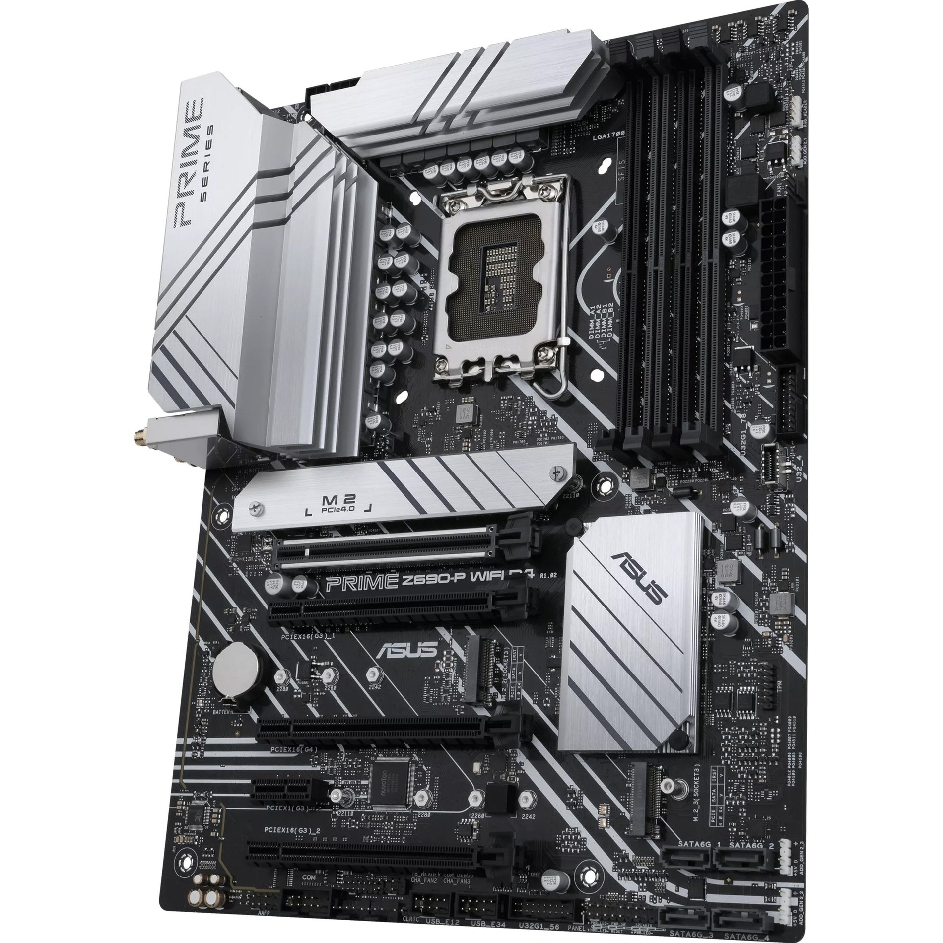 ASUS Desktop Motherboard PRIME Z690-P WIFI D4, Built for Productivity, 12th Gen Intel Core Processor Support