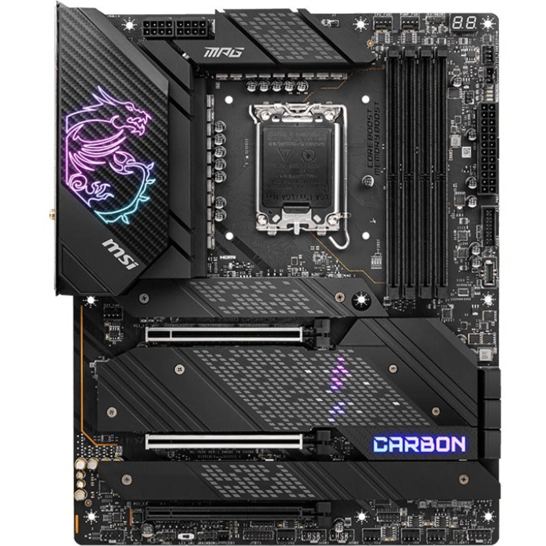 MSI Z690CARBWIFI MPG Z690 CARBON WIFI ATX Gaming Motherboard, DDR5 Memory Support, Intel WIFI6E