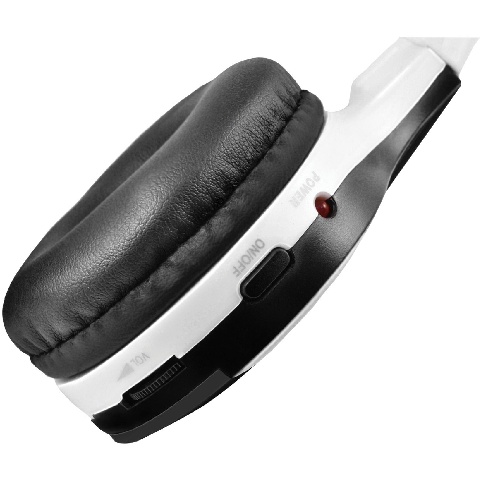 XOVision IR630BL Universal IR Wireless Foldable Headphones, Rechargeable Battery, Adjustable Headband, Black
