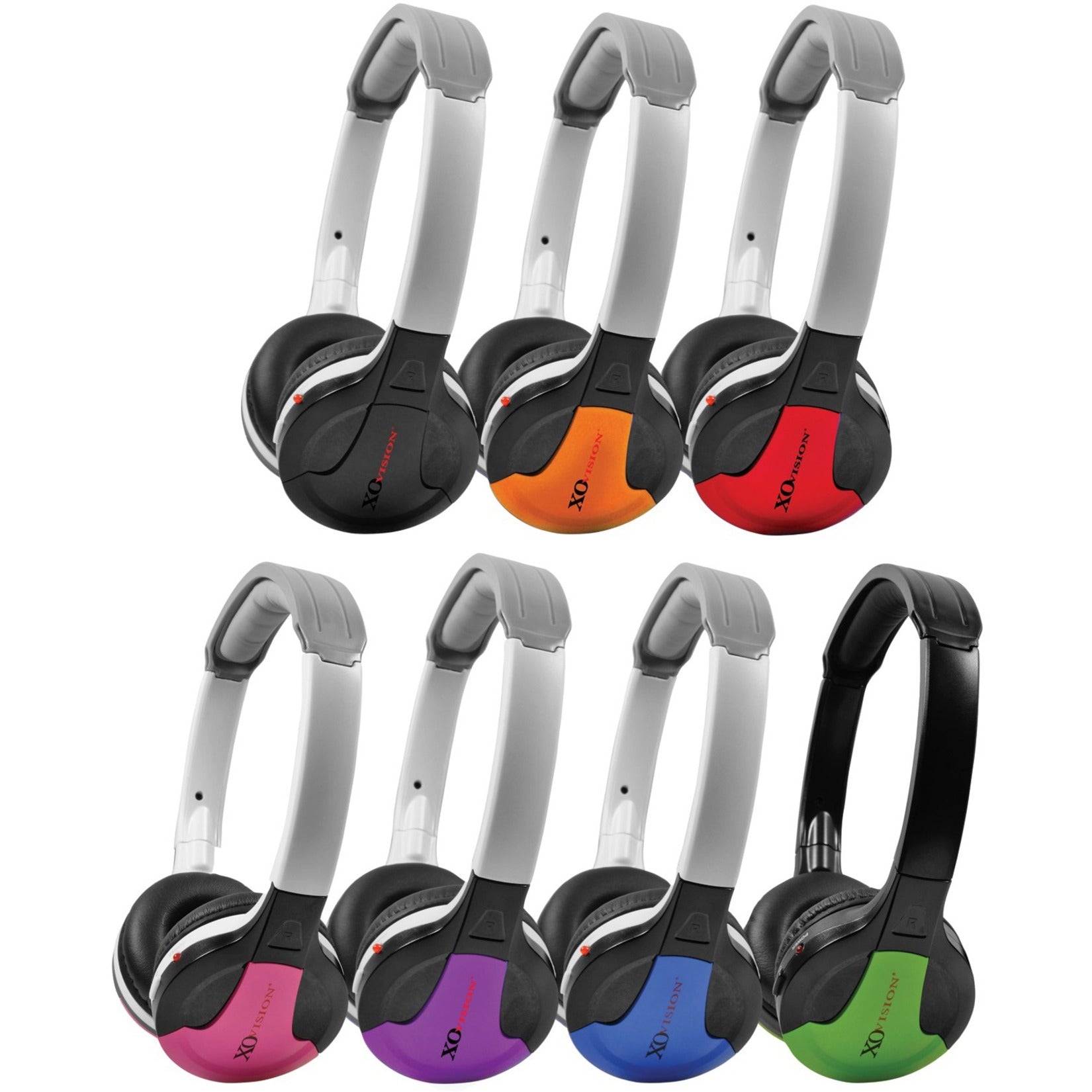 XOVision IR630PR Universal IR Wireless Foldable Headphones - Purple [Discontinued]
