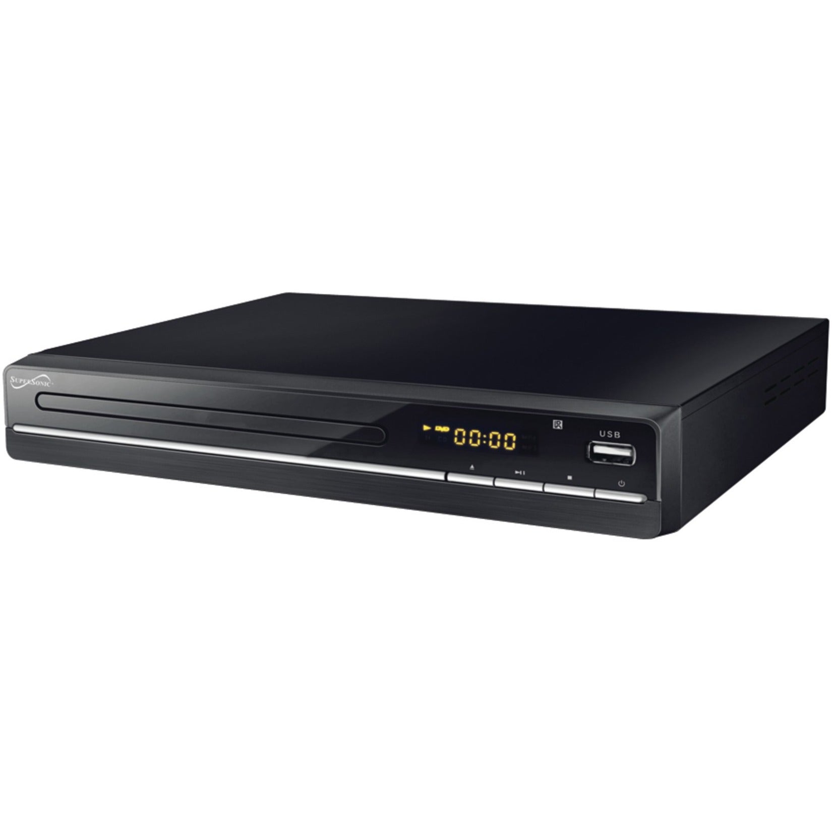 Supersonic SC-20H 2.0 Channel DVD Player with HDMI Output, Surround Sound, NTSC/PAL Video Signal Format, SD Memory Card Supported, 90 Day Limited Warranty, Black