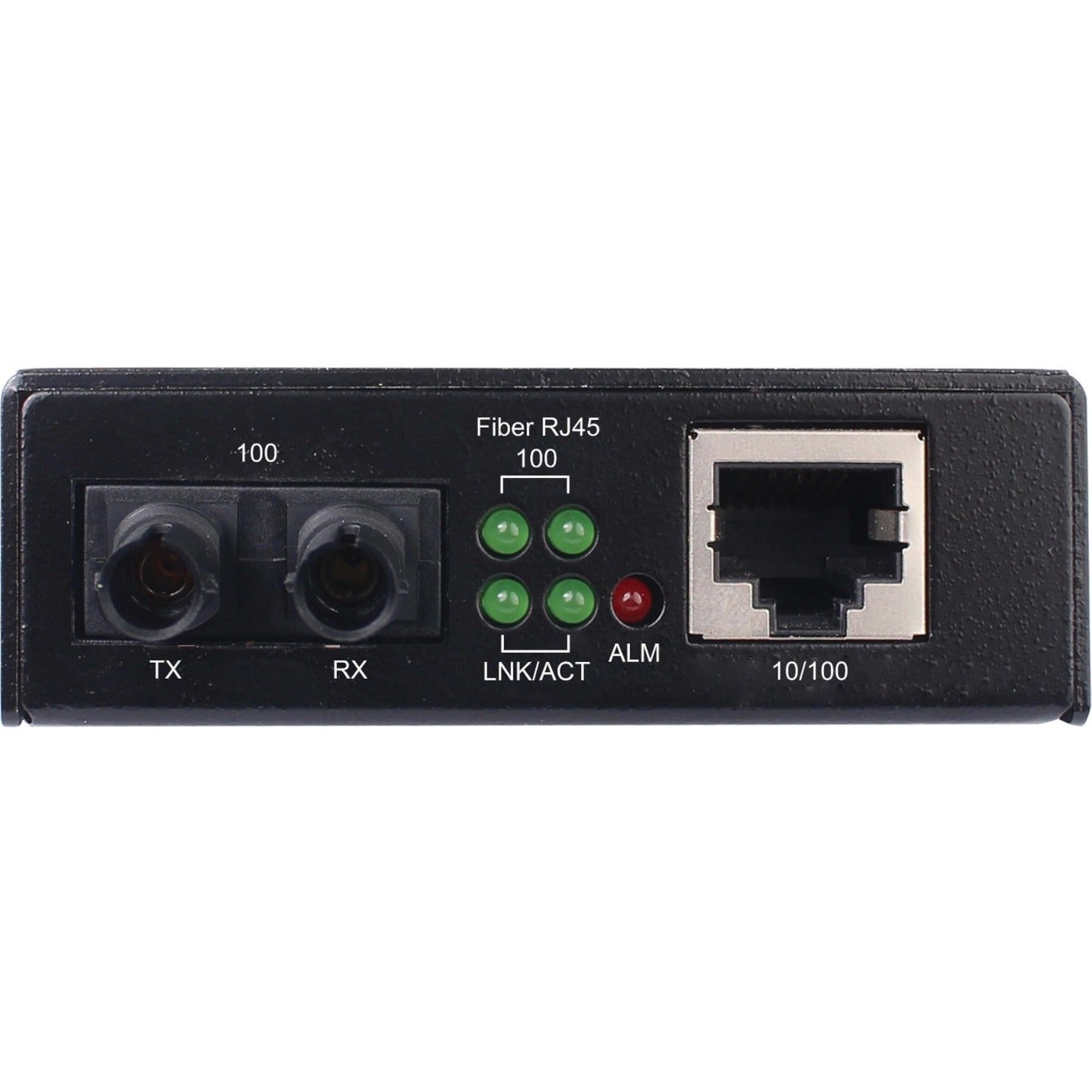 Tripp Lite N784-H01-STMM Transceiver/Media Converter, 10/100Base-TX, 100Base-FX, Fast Ethernet, Multi-mode, 1.24 Mile