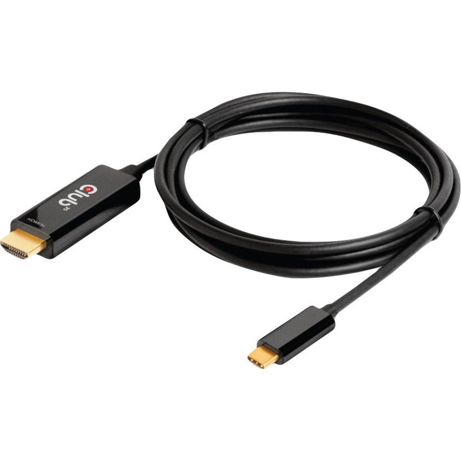 Club 3D CAC-1334 HDMI to USB Type-C 4K60Hz Active Cable M/M 6 ft, High-Quality Video and Audio Transmission