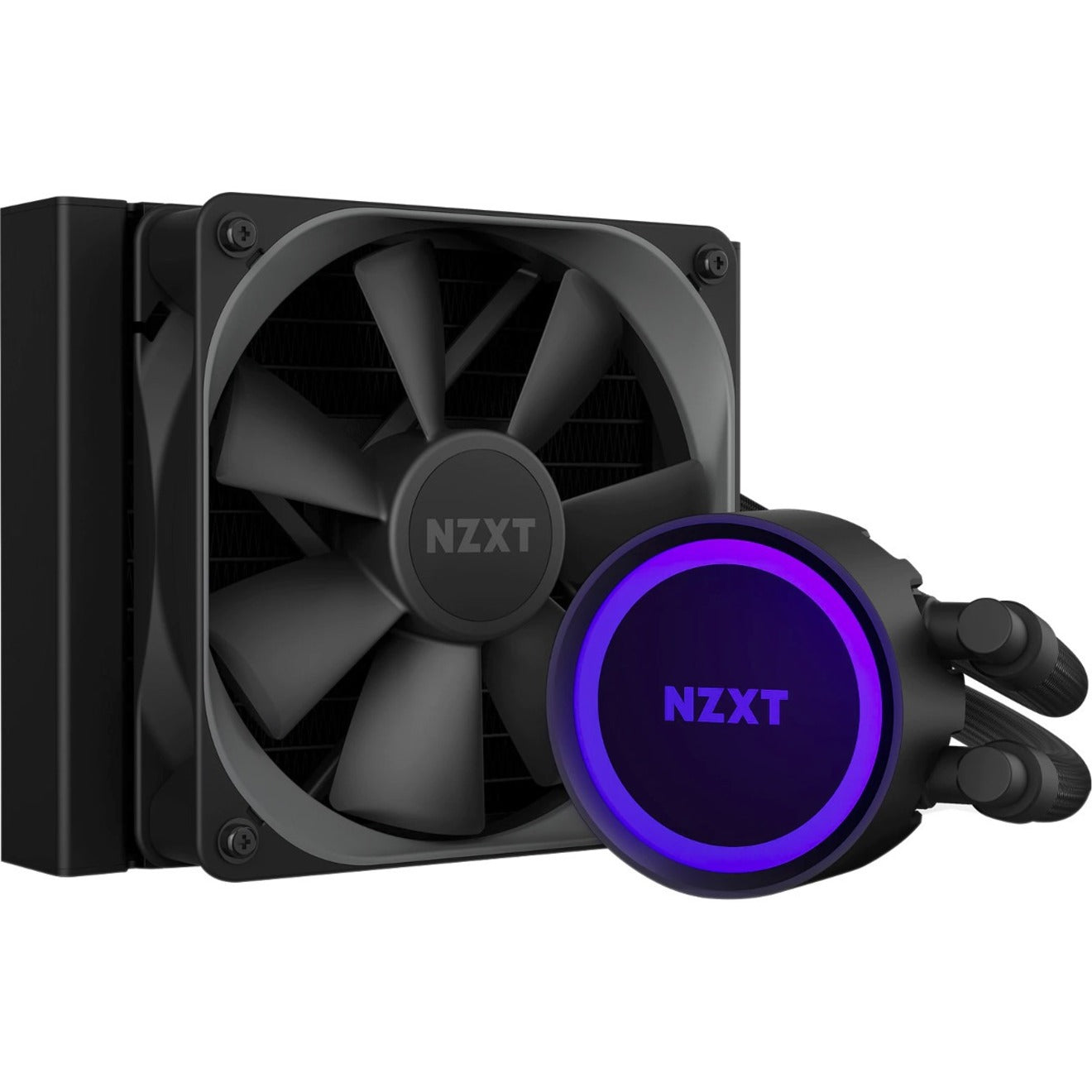 NZXT RL-KR120-B1 Kraken 120 120MM Liquid Cooler, RGB Fan, High Airflow, Low Noise