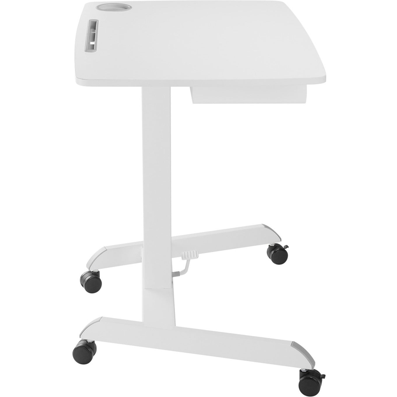 V7 DTM3SD Student Desk, Height Adjustable Gas Spring, Sturdy, Storage Drawer, Ergonomic Design