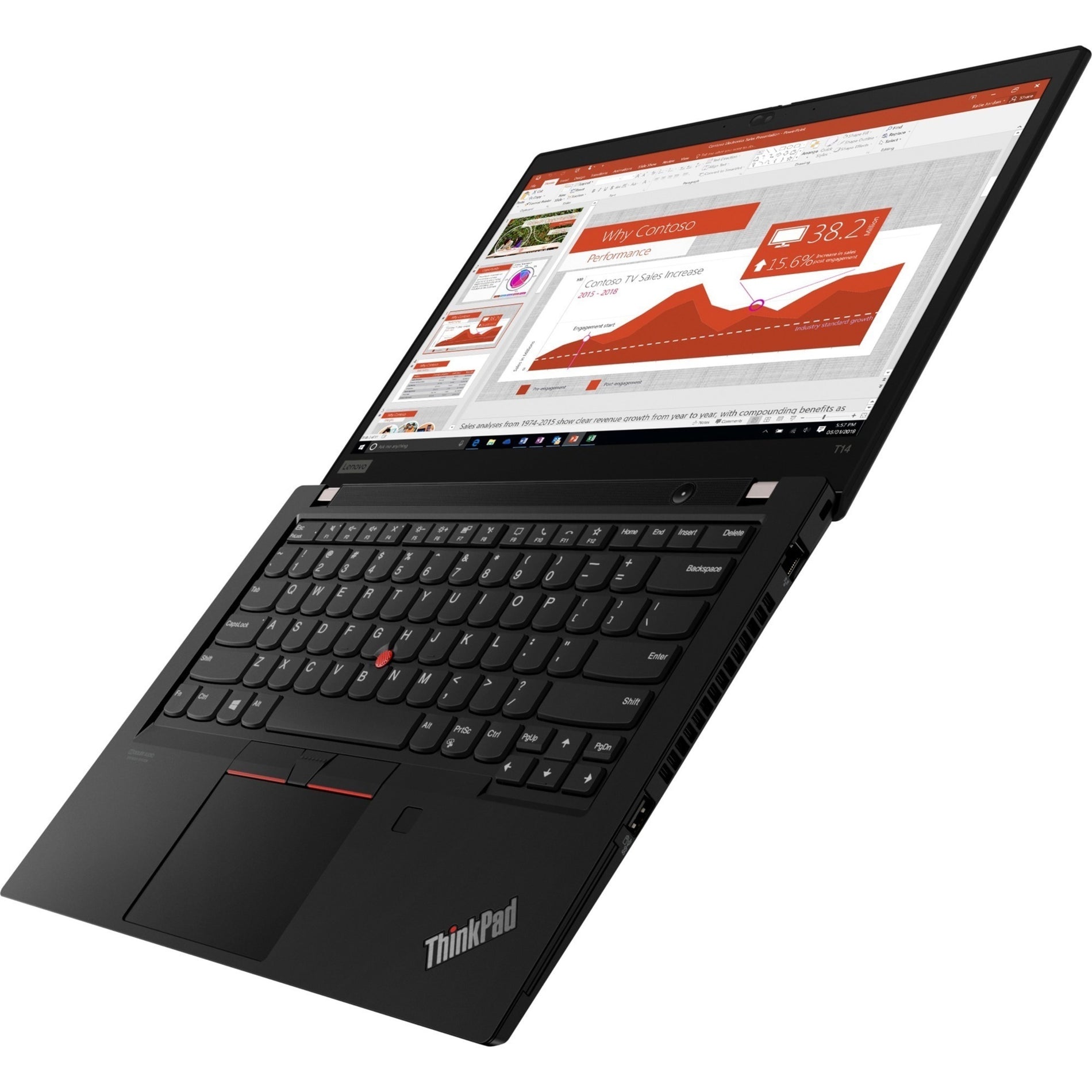 Lenovo 20XK0081US ThinkPad T14 Gen 2 14" Notebook, Full HD, Ryzen 5 PRO, 8GB RAM, 256GB SSD, Windows 11 Pro