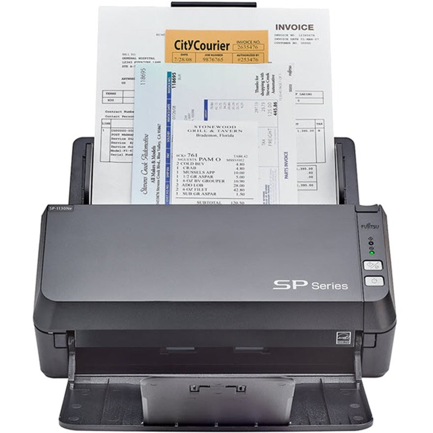 Fujitsu PA03811-B035 SP-1130Ne Color Duplex Document Scanner, ADF Scanner, 50 Sheets, 600 dpi