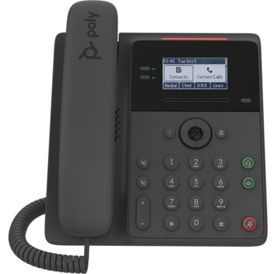 Poly 2200-49805-025 Edge B20 IP Phone, Corded Desktop and Wall Mountable