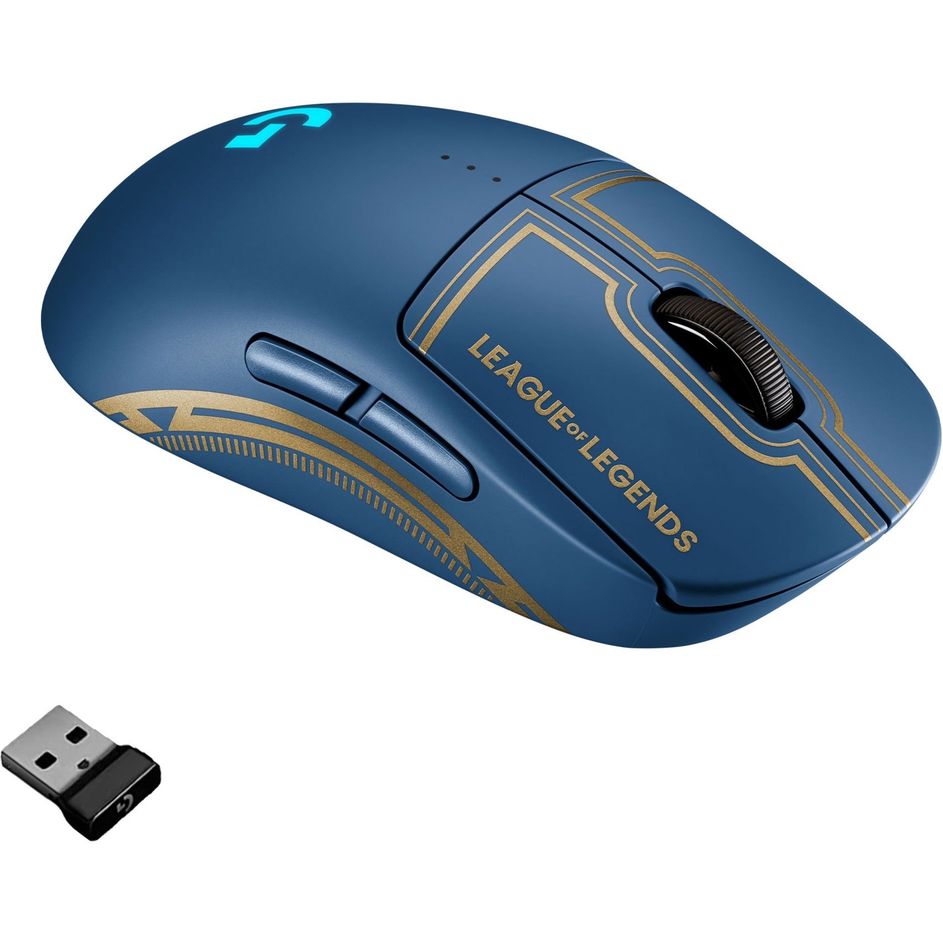 Logitech G 910-006449 PRO Wireless Mouse League Of Legends Edition, Symmetrical Ergonomic Fit, 25600 dpi, 8 Programmable Buttons