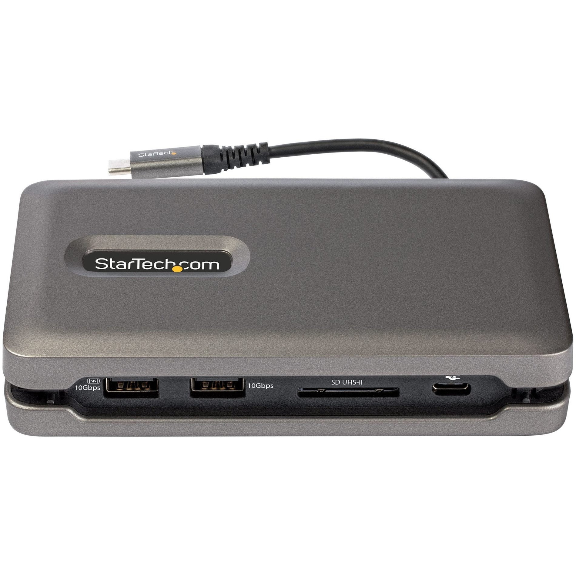 StarTech.com DKT31CSDHPD3 Docking Station, USB C to 4K 60Hz HDMI 2.0, 2-Port USB Hub, 100W Power Delivery Pass-through, GbE, SD/MicroSD