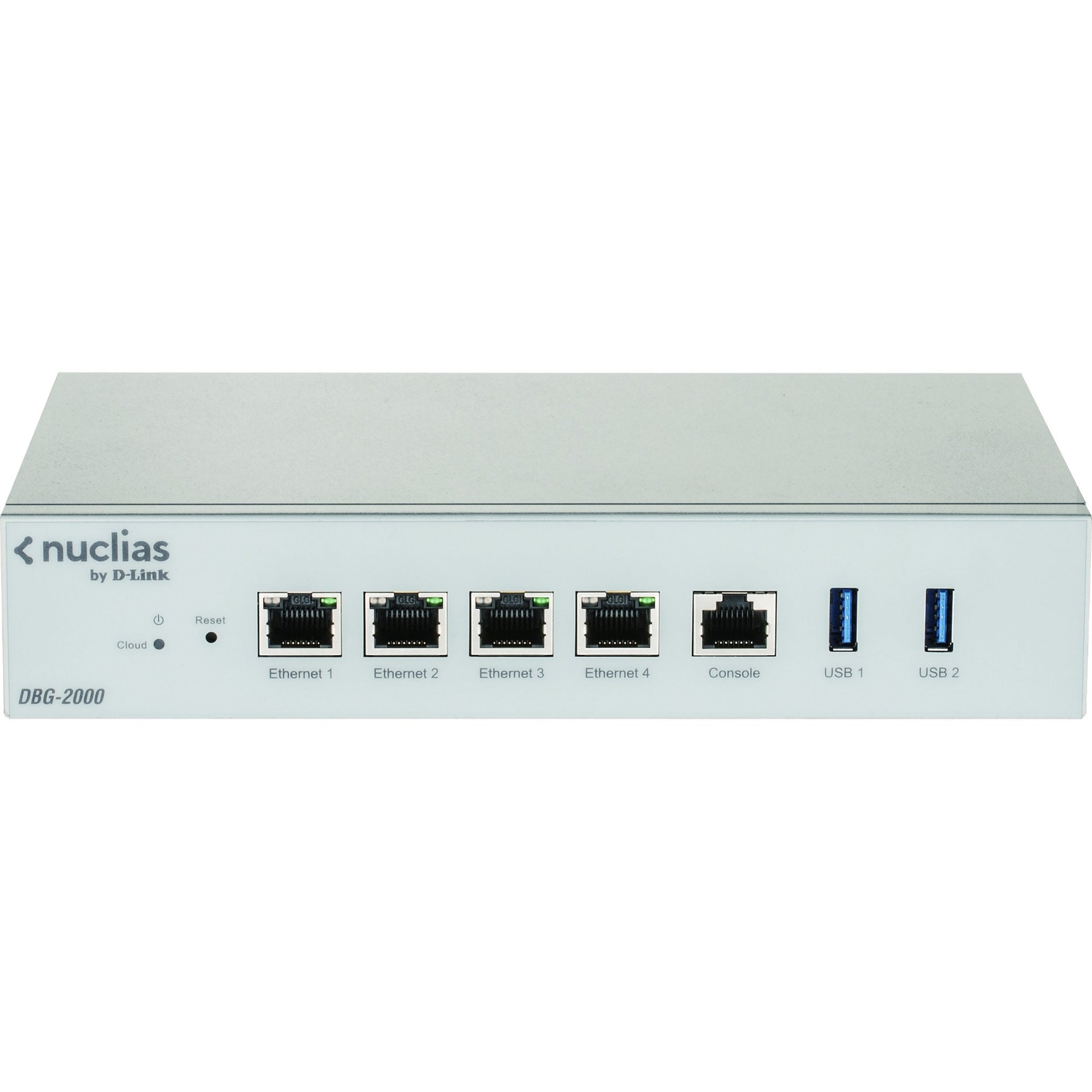 D-Link DBG-2000 Nuclias Cloud SD-WAN Security Gateway, Gigabit Ethernet, 4 Ports, Lifetime Warranty