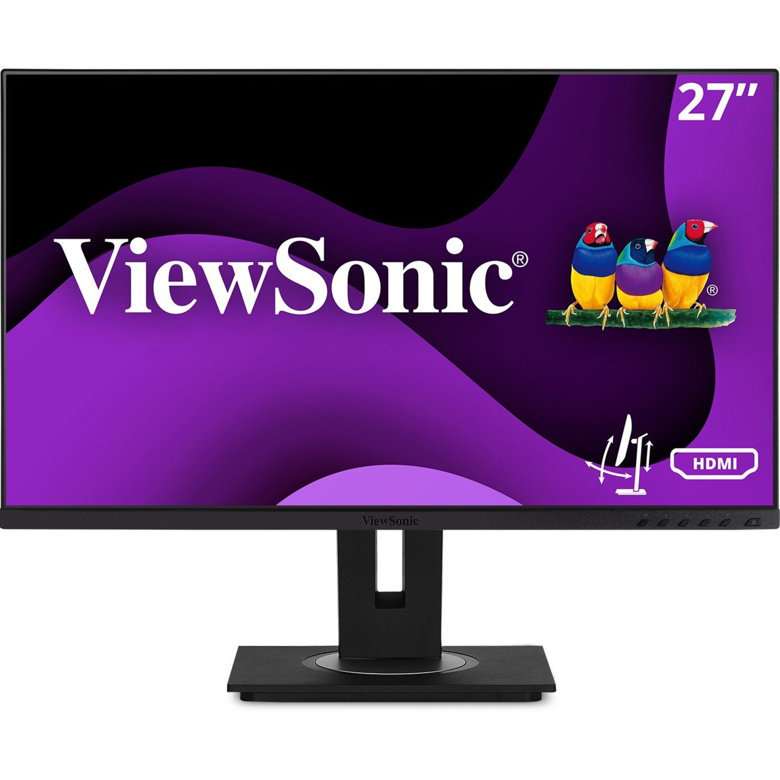 ViewSonic VG2748A 27 Ergonomic IPS Monitor, 1080p, HDMI, DP, VGA