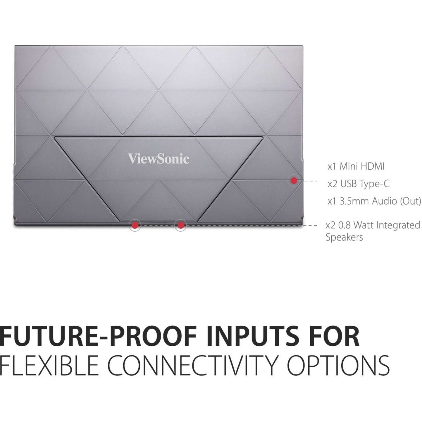 ViewSonic VX1755 17" Portable IPS Gaming Monitor, 144Hz Refresh Rate, AMD FreeSync Premium