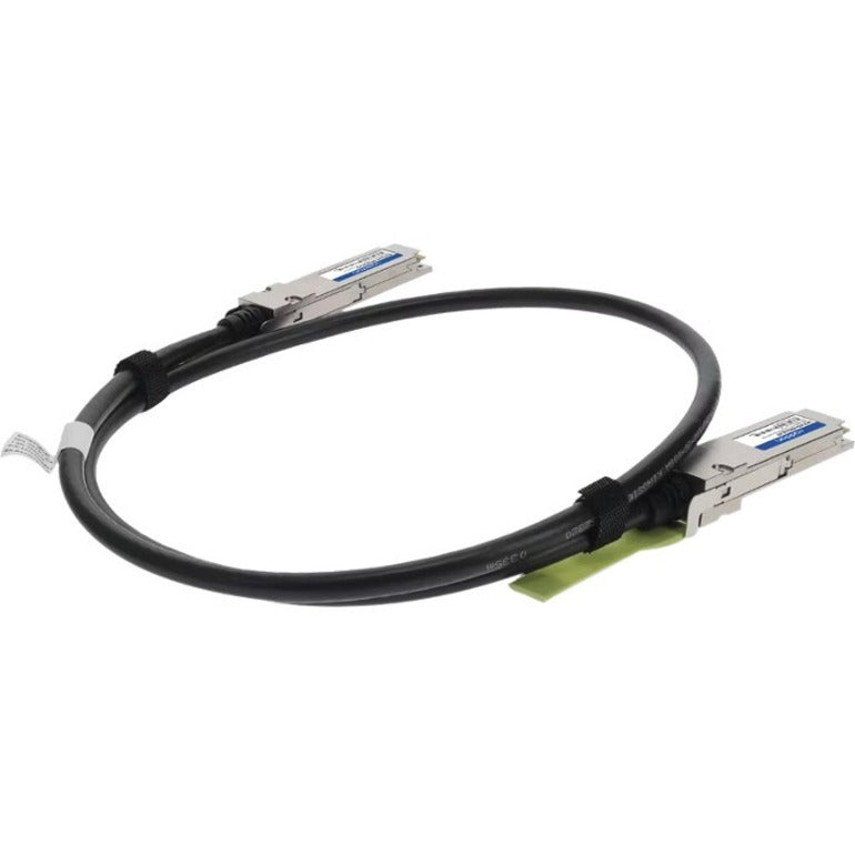 AddOn MCP1650-H00AE30-AO Twinaxial Network Cable, Passive, 200 Gbit/s Data Transfer Rate, 1.64 ft Cable Length