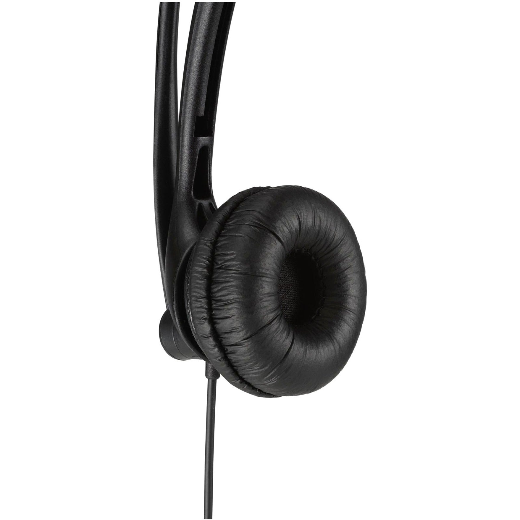 Kensington K80100WW Classic USB-A Mono Headset with Mic and Volume Control, Adjustable Headband, Plug and Play, Noise Cancelling