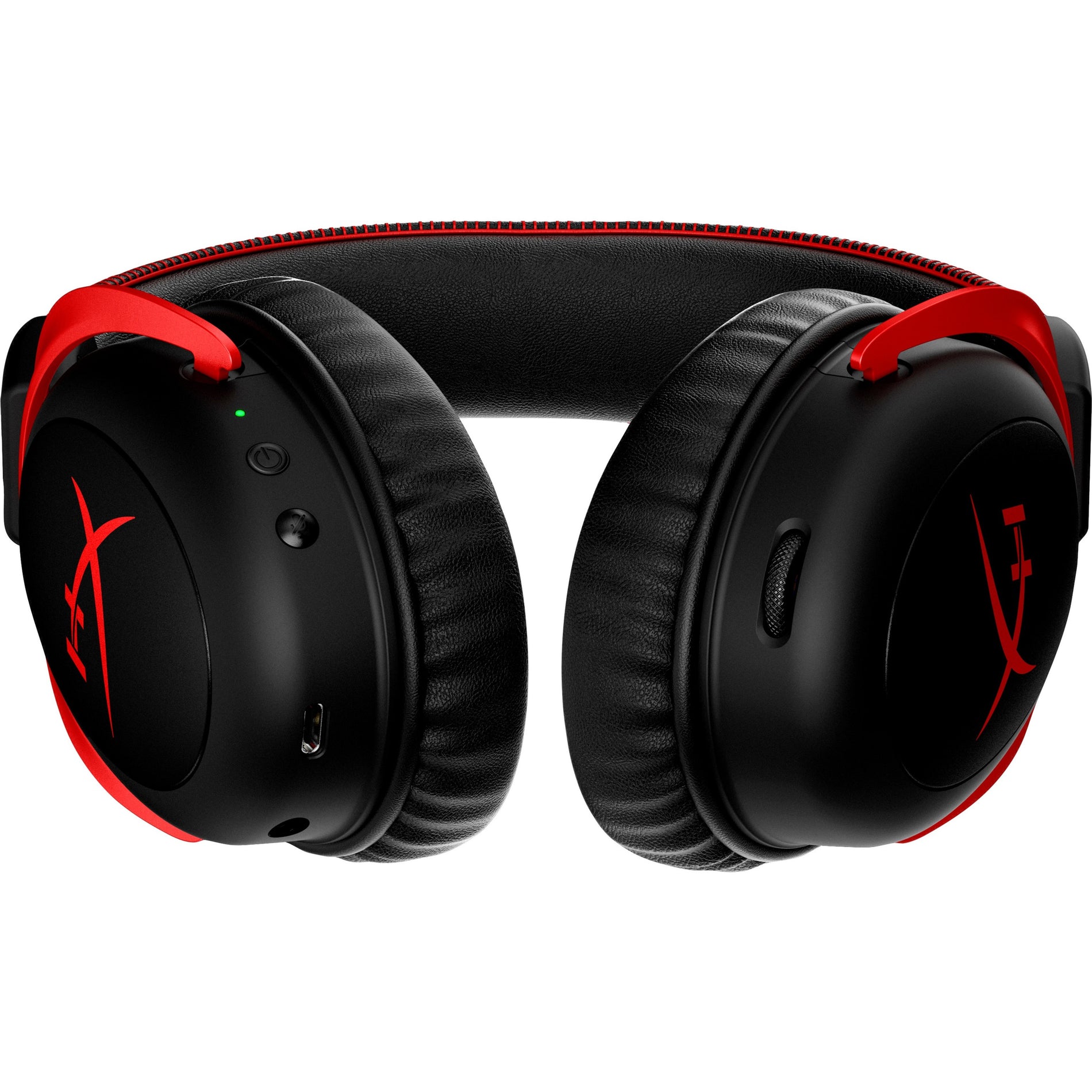 HyperX 4P5K4AA Cloud II Wireless Gaming Headset (Black-Red), Rechargeable Battery, 7.1 Surround Sound