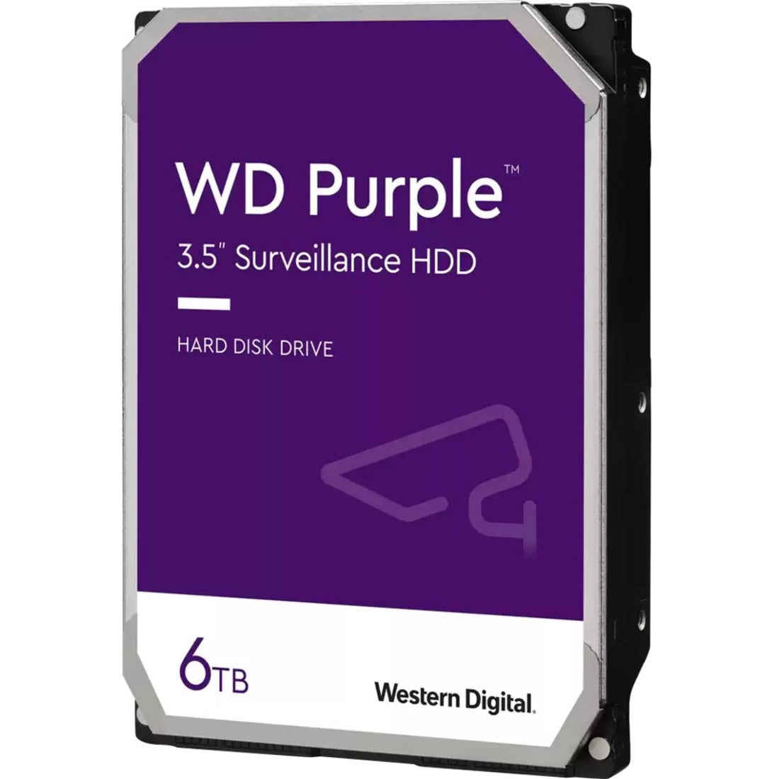 WD WD63PURZ-20PK Purple 6TB Surveillance Hard Drive, 3.5" Internal, SATA/600, CMR Method