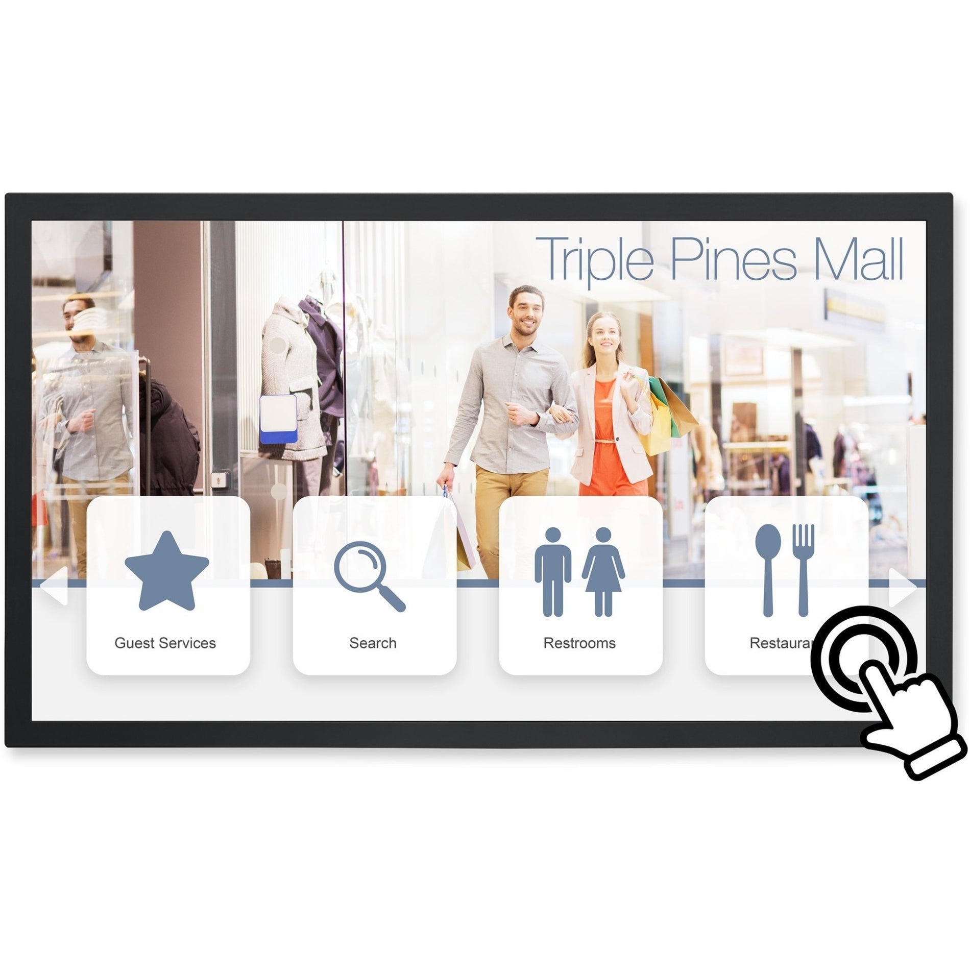 50" Ultra High Definition Commercial Display with PCAP Touch (ME501-PT)