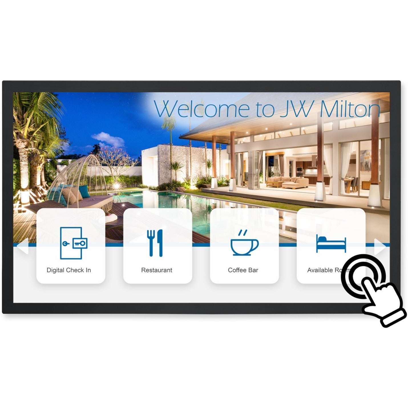 Sharp NEC Display M431-IR 43" Ultra High Definition Professional Display with Pre-installed IR Touch, 10-Point, 500 Nit, 8-bit+FRC, 2160p, 3 Year Warranty
