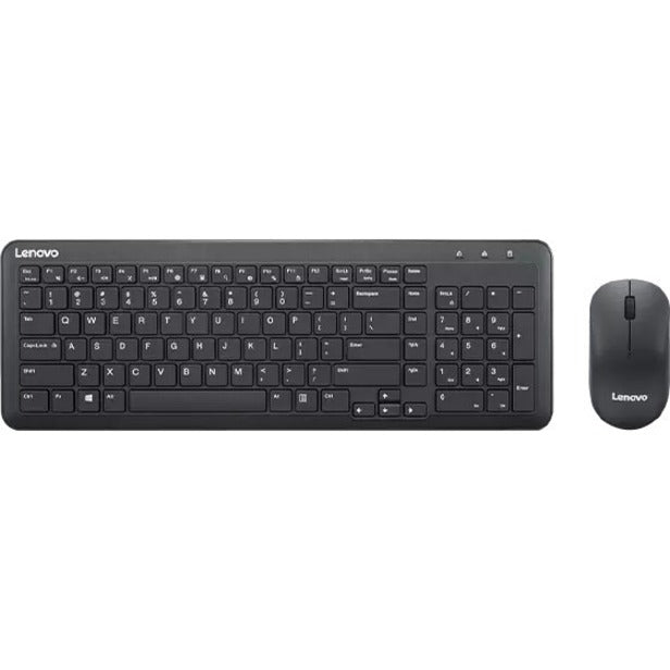 Lenovo GX31C95738 300 Wireless Combo Keyboard and Mouse - US English, Reliable and Convenient Wireless Keyboard and Mouse Combo