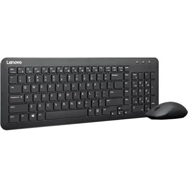 Lenovo GX31C95738 300 Wireless Combo Keyboard and Mouse - US English, Reliable and Convenient Wireless Keyboard and Mouse Combo